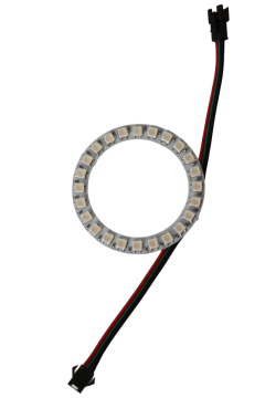 WS2812B Matrix Ekran RGB Led Ayrı Ayrı Adresli 24 Led Halka Led Matrix Dijital Esnek Ekran 5 Volt