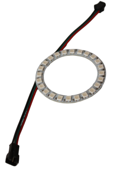 WS2812B Matrix Ekran RGB Led Ayrı Ayrı Adresli 24 Led Halka Led Matrix Dijital Esnek Ekran 5 Volt