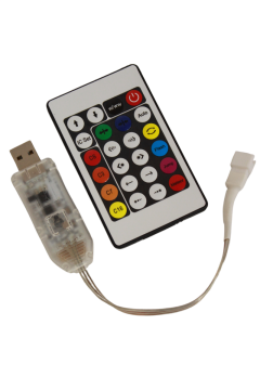 WS2812B USB Girişli Bluetooth Kontrollü Pixel Led Kontrol Devresi 5V