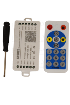 SP602E SPI ARGB Pixel Led Müzik Kontrol Cihazı - 4 Çıkışlı - Bluetooth App Kontrolü