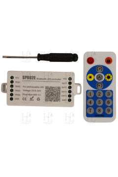 SP602E SPI ARGB Pixel Led Müzik Kontrol Cihazı - 4 Çıkışlı - Bluetooth App Kontrolü