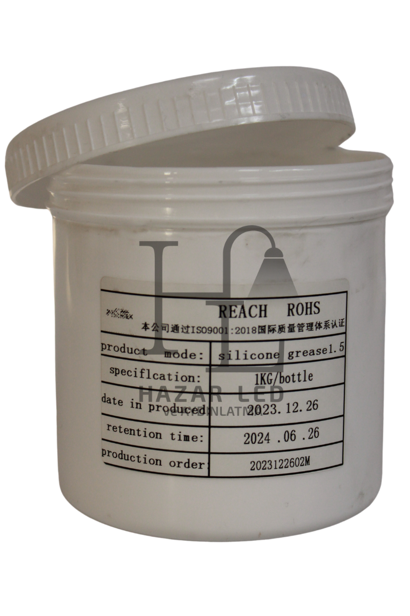 1 Kilogram Termal Macun Beyaz Isı Transfer Silikonu 1000 Gr Isı İletken Silikon Pasta