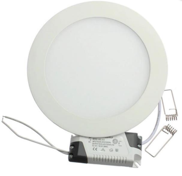 12 Watt Sıva Altı Yuvarlak Slim Led Panel Beyaz