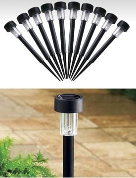 Güneş Enerjili Solar Bahçe Lambası Aydınlatma Gün Işığı