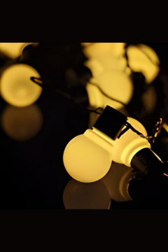 Top Led Işık 5 Metre Boncuk Led Yılbaşı Süsü Sabit Yanan Dekoratif Led Işık Gün Işığı