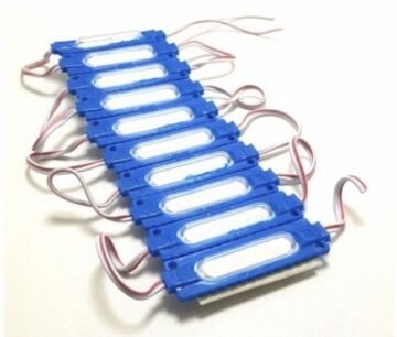 Cob Led Modül Lensli 2 Watt 12 Volt Mavi (10 Adet)