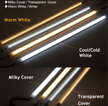 220 Volt 4014 Çubuk Led 50CM Kasalı Dim Edilebilir Bar Led Gün Işığı -Opak Cam