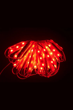 Samsung 3 lü Mercekli Modül Led 12 Volt Kırmızı (10 Adet)