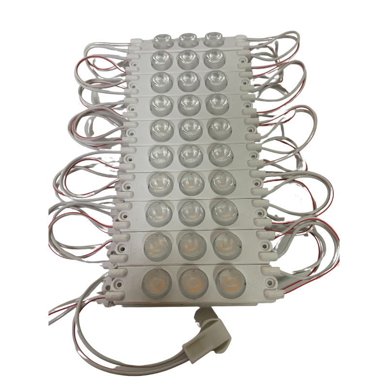 220 Volt 3 Watt 3 Lü Lensli Gün Işığı 3030 Modül Led 5 Adet