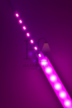 12 Volt Alüminyum Kasalı 5730 Ledli Çubuk Led Bar Grow Full Spectrum Opak Cam (Bitki Yetiştirme Ledi)