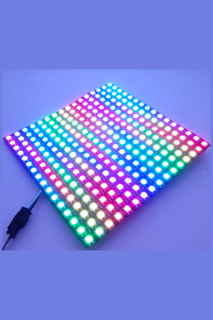 WS2812B Matrix Ekran RGB Led Ayrı Ayrı Adresli 16X16 Matrix Dijital Esnek Ekran 5 Volt