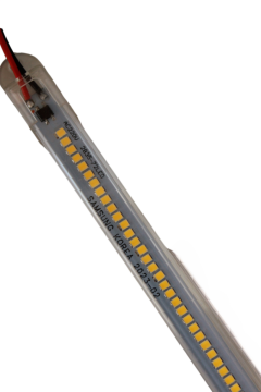 220 Volt 2835 Çubuk Led 30 CM Kasalı Dim Edilebilir Bar Led Gün Işığı 3000-3200K-Şeffaf Cam