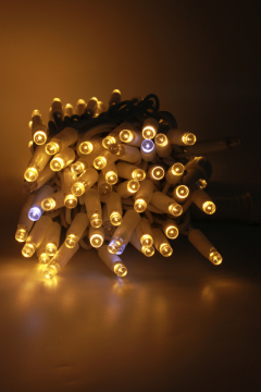 2M Saçak Led 144 Ledli 16 Saçaklı Eklenebilir IP65 Dış Mekan Gün Işığı Beyaz Flaşlı Led Işık Yılbaşı Süsü Ev Süsleme