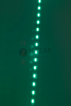 12 Volt 5630 Ledli Led Bar Alüminyum Çubuk 72 Ledli Yeşil