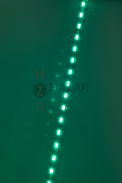 12 Volt 5630 Ledli Led Bar Alüminyum Çubuk 72 Ledli Yeşil