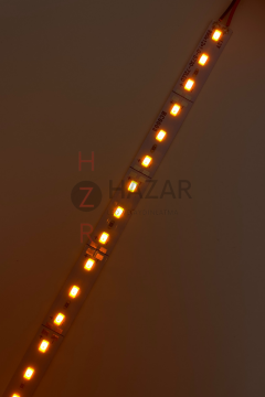 12 Volt 5630 Ledli Led Bar Alüminyum Çubuk 72 Ledli Sarı (Amber)