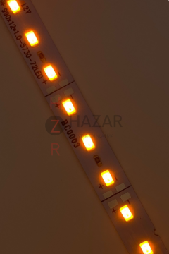 12 Volt 5630 Ledli Led Bar Alüminyum Çubuk 72 Ledli Sarı (Amber)