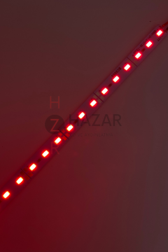 12 Volt 5630 Ledli Led Bar Alüminyum Çubuk 72 Ledli Kırmızı
