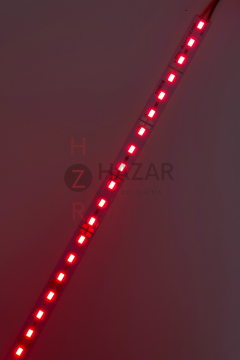 12 Volt 5630 Ledli Led Bar Alüminyum Çubuk 72 Ledli Kırmızı