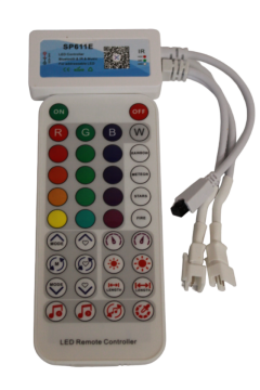 SP611E Adreslenebilir ARGB Pixel Led Kontrolcü Bluetooth Müzik Denetleyicisi WS2811-WS2812