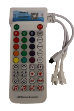 SP611E Adreslenebilir ARGB Pixel Led Kontrolcü Bluetooth Müzik Denetleyicisi WS2811-WS2812