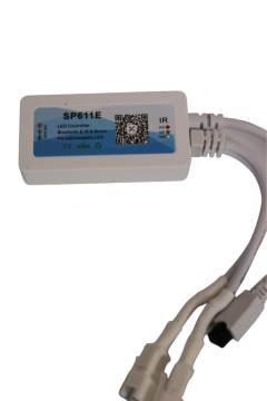 SP611E Adreslenebilir ARGB Pixel Led Kontrolcü Bluetooth Müzik Denetleyicisi WS2811-WS2812