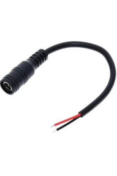 5.5mm X 2.1mm 15cm Dişi Adaptör Uzatma Kablosu 22AWG 36V 3A Besleme Adaptör Kablosu Soket Dişi