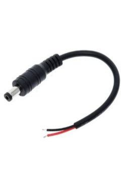 5.5mm X 2.1mm 15cm Erkek Adaptör Uzatma Kablosu 22AWG 36V 3A Besleme Adaptör Kablosu Soket Erkek
