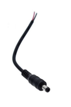 5.5mm X 2.1mm 15cm Erkek Adaptör Uzatma Kablosu 22AWG 36V 3A Besleme Adaptör Kablosu Soket Erkek