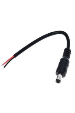 5.5mm X 2.1mm 15cm Erkek Adaptör Uzatma Kablosu 22AWG 36V 3A Besleme Adaptör Kablosu Soket Erkek