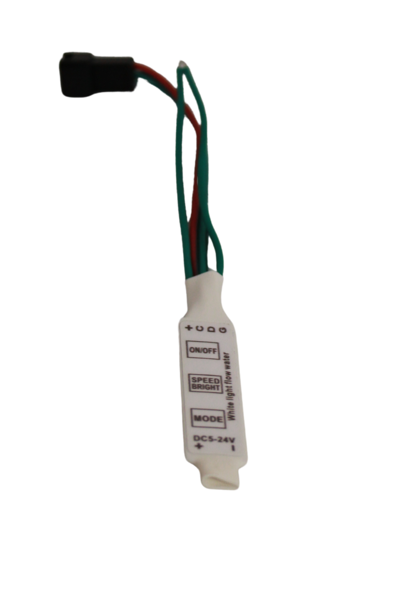 5-24V Mini Tek Renk Yürüyen Pixel Şerit Led Kontrol Devresi WS2811 Su Akan Pixel Led Şerit Işık Denetleyici