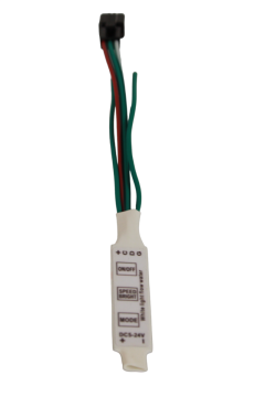 5-24V Mini Tek Renk Yürüyen Pixel Şerit Led Kontrol Devresi WS2811 Su Akan Pixel Led Şerit Işık Denetleyici