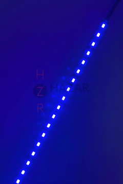 12 Volt 5630 Ledli Led Bar Alüminyum Çubuk 72 Ledli Mavi