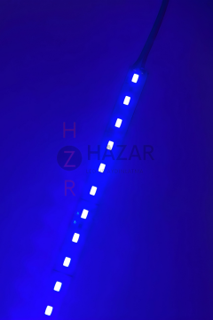 12 Volt 5630 Ledli Led Bar Alüminyum Çubuk 72 Ledli Mavi