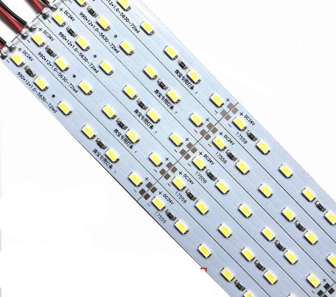 24 Volt 5630 Ledli  Led Bar Alüminyum Çubuk Led 72 Ledli Gün Işığı