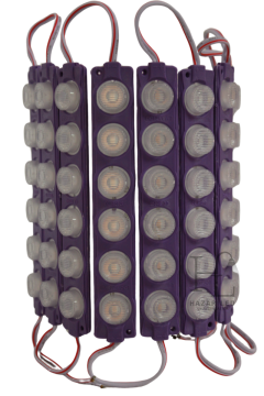 12 Volt 6 Watt 6 Mercekli Mor Modül (10 Adet)