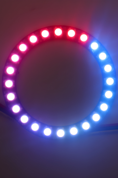 WS2812B Matrix Ekran RGB Led Ayrı Ayrı Adresli 24 Led Halka Led Matrix Dijital Esnek Ekran 5 Volt