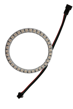 WS2812B Matrix Ekran RGB Led Ayrı Ayrı Adresli 35 Led Halka Led Matrix Dijital Esnek Ekran 5 Volt
