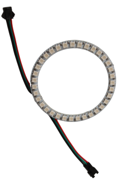 WS2812B Matrix Ekran RGB Led Ayrı Ayrı Adresli 35 Led Halka Led Matrix Dijital Esnek Ekran 5 Volt