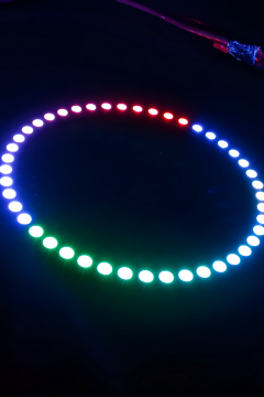 WS2812B Matrix Ekran RGB Led Ayrı Ayrı Adresli 45 Led Halka Led Matrix Dijital Esnek Ekran 5 Volt