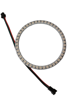 WS2812B Matrix Ekran RGB Led Ayrı Ayrı Adresli 45 Led Halka Led Matrix Dijital Esnek Ekran 5 Volt