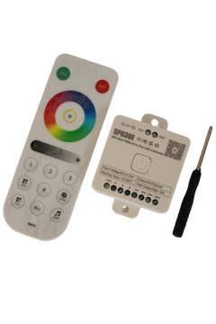 SP630E Bluetooth Müzik Pixel Şerit Led Denetleyici 5 Kanal RGBW+WW Led Kontrol Cihazı+Kumandası 5-24V