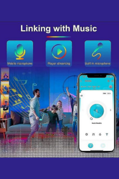 SP630E Bluetooth Müzik Pixel Şerit Led Denetleyici 5 Kanal RGBW+WW Led Kontrol Cihazı+Kumandası 5-24V