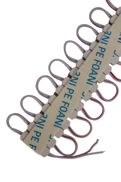 12 Volt 0,48 Watt 3'lü Mercekli Mini Modül Led Beyaz 6500K Dış Mekan IP67 (10 Adet)