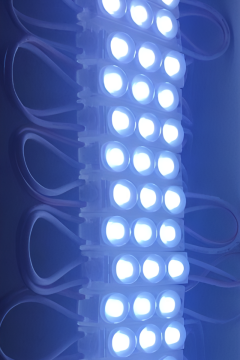 12 Volt 0,48 Watt 3'lü Mercekli Mini Modül Led Beyaz 6500K Dış Mekan IP67 (10 Adet)