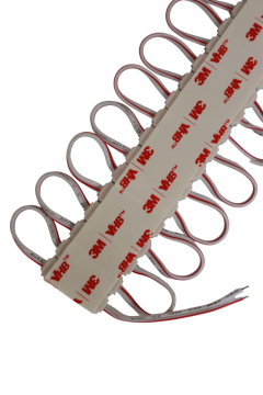 12 Volt 0,48 Watt 3'lü Mercekli Mini Modül Led Gün Işığı 3000K Dış Mekan IP67 (10 Adet)