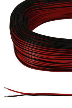 2 Pin JST Elektrik Kablosu 2'li Şerit Led Kablo 2X0,22MM Kalaylı %100 Bakır Kordon Kablo 100M