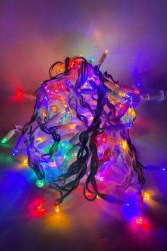 10 Metre RGB İp Led Yılbaşı Süsü IP65 Dış Mekan Eklenebilir Beyaz Kablolu Dekoratif Led Işık