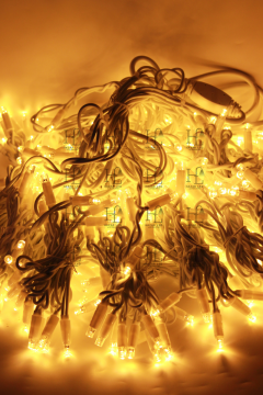 2X2 Metre Perde Led Işık 400 Ledli Eklenebilir IP65 Dış Mekan Gün Işığı Dekoratif Led Işık Yılbaşı Süsü