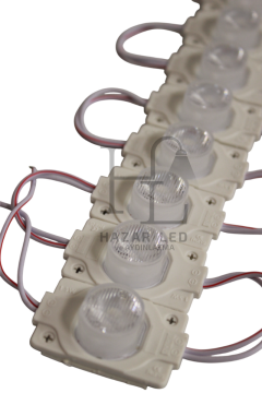 12 Volt 1.5 Watt Tek Mercekli Modül Led Natural Beyaz 4000K (10 Adet)